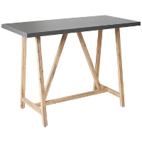 TALAMONE   Tuintafel   Lichthout/Grijs   140 x 70 cm   Vezelcement