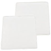 TERNI   Stoelkussen set van 2   Wit   Polyester