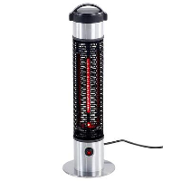 Beliani terrasverwarmer VEZUVIO   Zwart aluminium