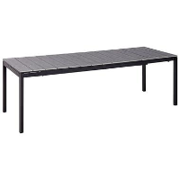 TOFANE   Eettafel uitschuifbaar   Grijs   198/248 x 90   Aluminium
