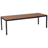 TOFANE   Tafel uitschuifbaar   Lichtbruin   198/248 x 90   Aluminium
