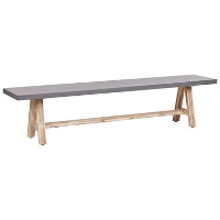 TONNARE   Tuinbank   Licht hout   200 cm   Beton