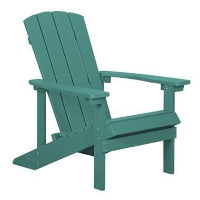 Beliani Tuinstoel ADIRONDACK   Groen kunsthout