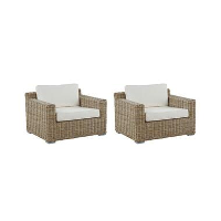 Beliani Tuinstoel ARDEA   Beige rotan