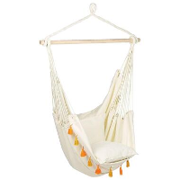 VARENA   Hangstoel   Beige   Katoen