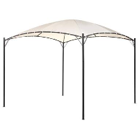 VOMERO   Tuinpaviljoen   Beige   Staal
