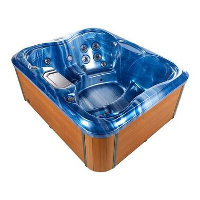Beliani Whirlpools voor buiten ARCELIA   Blauw acryl