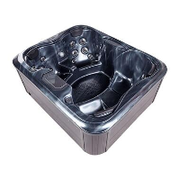 Beliani Whirlpools voor buiten ARCELIA   Grijs acryl