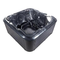 Beliani Whirlpools voor buiten TULAROSA   Grijs acryl