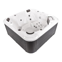 Beliani Whirlpools voor buiten TULAROSA   Wit acryl