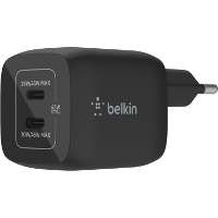 Belkin BoostCharge Pro 2 poorts USB C GaN wandlader met PPS (45 W) oplader
