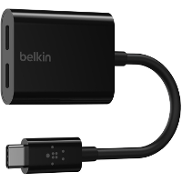 Belkin Connect USB C audio  en oplaadadapter