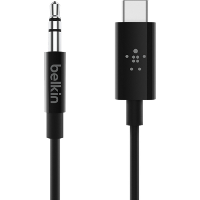 Belkin RockStar 3,5 mm met USB C connector kabel