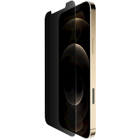 Belkin SCREENFORCE TemperedGlass antimicrobiële Privacy screenprotector voor iPhone 12 Pro Max