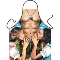 Oktoberfest   Sexy Tiroler kookschort gespierde buik Oktoberfest accessoire