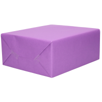 1X Rol kraft inpakpapier paars 200 x 70 cm