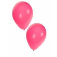 Bellatio Decorations ballonnen   10x stuks   magenta roze   30 cm   verjaardag   feestartikelen