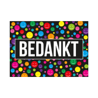 Bellatio Decorations Bedankt ansichtkaart   A5 formaat