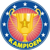 Bellatio Decorations Bierviltjes   kampioen   25x stuks