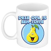 Cadeau koffie/thee mok voor Opa   wit   toffe Opa   keramiek   300 ml