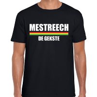 Carnaval Mestreech de gekste t shirt zwart voor heren