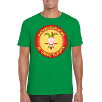 Carnavalsvereniging De Harde Plasser Limburg heren t shirt groen