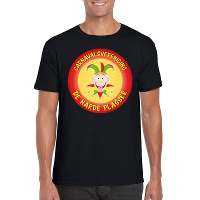 Carnavalsvereniging De Harde Plasser Limburg heren t shirt zwart