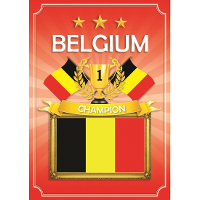 Deur poster Belgie thema