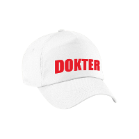 Dokter verkleed pet wit volwassenen