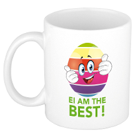 Ei am the best mok/ beker   Pasen mokken