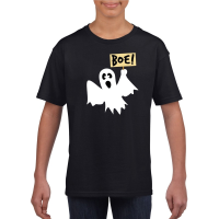 Halloween   Halloween spook t shirt zwart kinderen