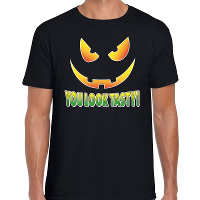 Halloween You look tasty verkleed t shirt zwart voor heren