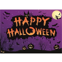 Happy Halloween Deurposter   42 x 59 cm   Raamposter   versiering   Papier   in een koker