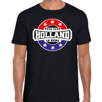 Have fear Holland is here / Holland supporter t shirt zwart voor heren