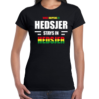 Heerlen/Hedsjer Carnaval outfit / t  shirt zwart dames