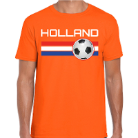 Holland voetbal / landen t shirt oranje heren