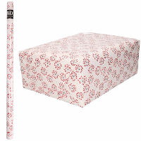 Inpakpapier hartjes print   200 x 70 cm   rol   Valentijnsdag cadeaupapier   kadopapier bruiloft