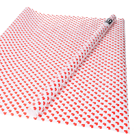 Inpakpapier   rollen   hartjes print   200 x 70 cm   Valentijnsdag   cadeaupapier