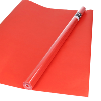 Bellatio decorations Inpakpapier   rood   unikleur   200x70 cm   cadeaupapier