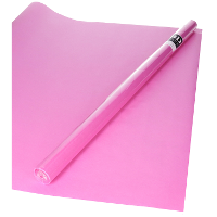 Bellatio decorations Inpakpapier   roze   unikleur   200x70 cm   cadeaupapier