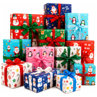 Kerst cadeaupapier   Kids Classic   6x rollen   200 x 70 cm   inpakpapier kinderen