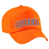 Koningsdag pet oranje   queen   voor volwassenen