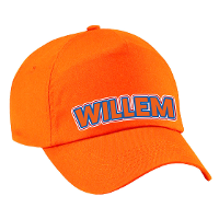 Koningsdag pet oranje   Willem   unisex