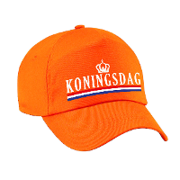 Koningsdag petje / baseballcap   oranje   dames en heren   Hollands