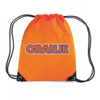 Koningsdag rugtas   oranje   waterafstotend   45 x 34 cm
