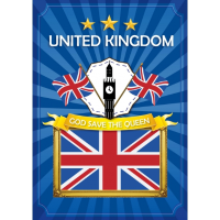 Landenposter United Kingdom thema
