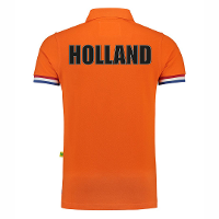 Luxe Holland supporter poloshirt 200 grams EK / WK voor heren