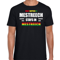 Maastricht/Mestreech Carnaval outfit / t  shirt zwart heren