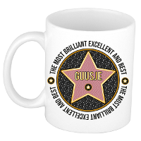 Naam mok Guusje   wit   Most Brilliant   keramiek   300 ml   cadeau collega beker
