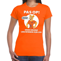 Nederland supporter t shirt Leeuwinnen zijn los oranje dames